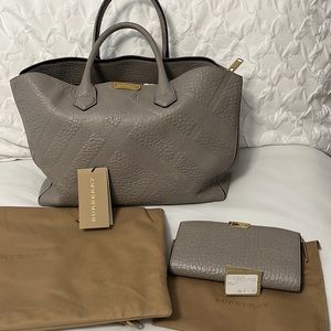 Grey Burberry bag (purchased in 2017)